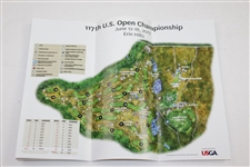 Brooks Koepka Signed 2017 US Open at Erin Hills Sunday Final Rd Pairing Sheet JSA ALOA