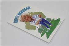 Arnold Palmer, Curtis Strange, and Greg Norman charicature notepads