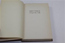 Thirty Years Of Championship Golf by Gene Sarazen 1951 4th printing