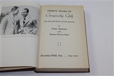 Thirty Years Of Championship Golf by Gene Sarazen 1951 4th printing