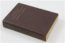 1937 'Golf- It's Rules & Decisions' Book by Richard S. Francis -Sargent Family Collection