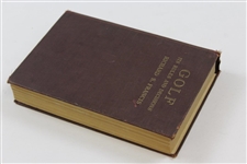 1937 'Golf- It's Rules & Decisions' Book by Richard S. Francis -Sargent Family Collection