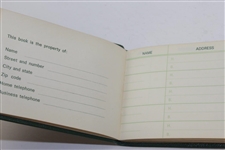 1967 Masters Tournament Gift - Address Book/Wallet with Name - Sargent Family Collection