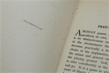 1912 'How To Play Golf' Book by Harry Vardon -Sargent Family Collection