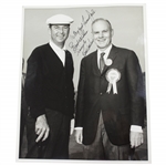 Ken Venturi Signed 8x10 Bill Mark 1965 Ryder Cup Photo to Jack Sargent JSA ALOA