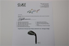 Greg Norman's Personal Used Titleist 260-04 BV 'G.N.' 60 Degree Wedge