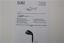 Greg Norman's Personal Used Titleist 248-06 BV Vokey Design 'G.N.' 48 Degree Wedge
