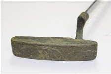 Greg Norman's Personal Used PING A-Blade Putter with Lead Tape