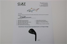 Greg Norman's Personal Used TaylorMade BLACK rac 54 Degree Wedge