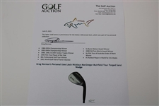 Greg Norman's Personal Used Jack Nicklaus MacGregor Muirfield Tour Forged Sand Wedge