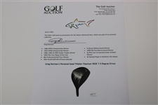 Greg Norman's Personal Used Titleist Titanium 983E 7.5 Degree Driver