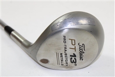 Greg Norman's Personal Used Titleist PT 13 Degree Pro-Trojectory Metals 3 Wood with Lead Tape