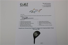 Greg Norman's Personal Used Titleist PT 13 Degree Pro-Trojectory Metals 3 Wood with Lead Tape