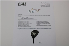 Greg Norman's Personal Used Titleist Pro- Titanium 975J 6.5 Degree Driver