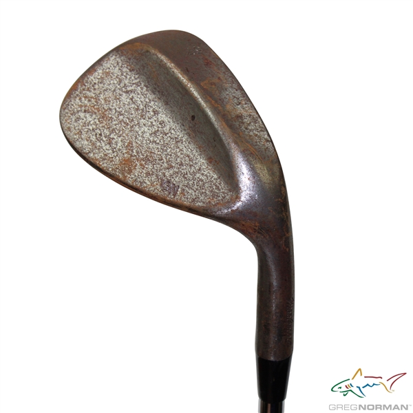 Greg Normans Personal Used MacGregor GN 57 Degree Pitching Wedge with 2 Shaft Tape