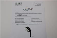 Greg Norman's Personal Used The Masters Model Scotland Sand Iron