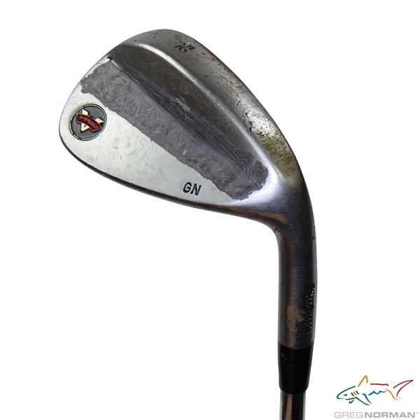 Greg Normans Personal Used MacGregor V-Foil GN 52 Degree Wedge with Lead Tape
