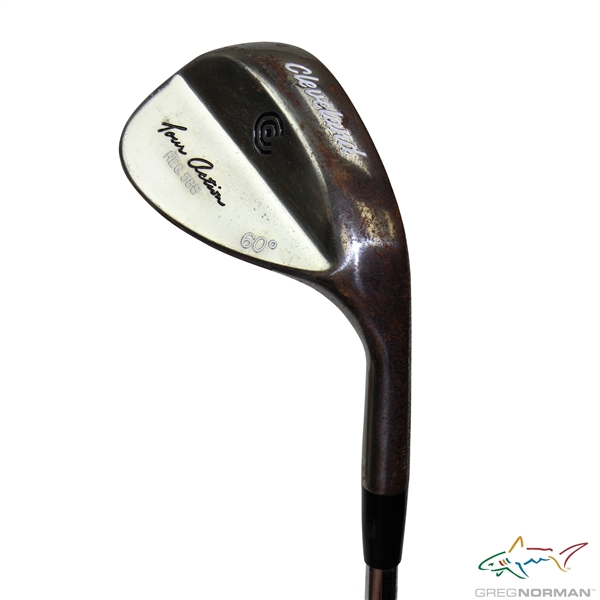 Greg Normans Personal Used Cleveland Golf Tour Action Reg 588 60 Degree Wedge