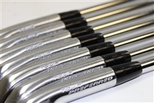 Greg Norman's Personal Used Set of TaylorMade Forged MB Tour Preferred Irons 3-9