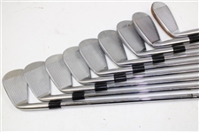 Greg Norman's Personal Used Set of TaylorMade rac Coin Forged Irons 2-PW