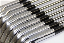 Greg Norman's Personal Used Set of TaylorMade rac Coin Forged Irons 2-PW