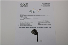 Greg Norman's Personal Used MacGregor VIP Tourney 'GN' 52 Degree Wedge