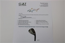 Greg Norman's Personal Used MacGregor V-Foil 'GN' 60 8 Degree Wedge