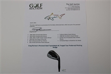 Greg Norman's Personal Used TaylorMade MC Forged Tour Preferred Pitching Wedge