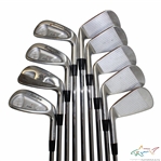Greg Normans Personal Used Set of TaylorMade rac Coin Forged Irons 2-PW