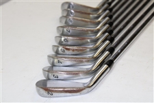 Greg Norman's Personal Used Set of TaylorMade rac Coin Forged Irons 2-PW