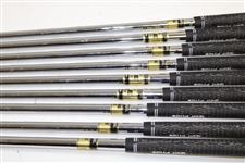 Greg Norman's Personal Used Set of TaylorMade rac Coin Forged Irons 2-PW