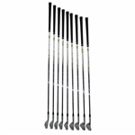 Greg Norman's Personal Used Set of TaylorMade rac Coin Forged Irons 2-PW