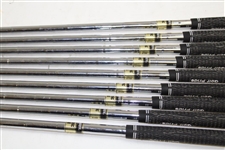 Greg Norman's Personal Used Set of MacGregor 'GN' V-Foil Irons 2-PW