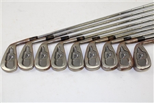 Greg Norman's Personal Used Set of Callaway 'GN' Forged Irons 2-PW