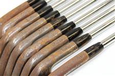 Greg Norman's Personal Used Set of Callaway 'GN' Forged Irons 2-PW