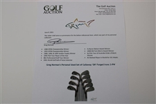 Greg Norman's Personal Used Set of Callaway 'GN' Forged Irons 2-PW
