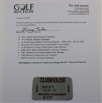 1989 Masters Tournament Clubhouse Badge #A-577 - Marvin M Giles III