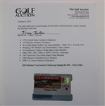 2005 Masters Tournament Clubhouse Badge #A-854 - Vinny Giles