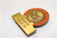 Vinny Giles' 1993 USGA Senior Open Championship Contestant Badge