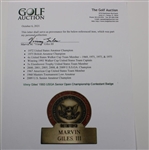 Vinny Giles' 1993 USGA Senior Open Championship Contestant Badge