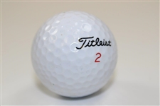Retief Goosen Signed Titleist 2 Logo Golf Ball JSA ALOA
