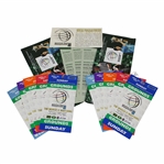 2001 American Express Press Ticket Set Plus Senior Amateur Tickets - Events Cancelled 9/11