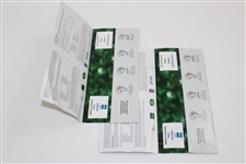 2001 American Express Press Ticket Set Plus Senior Amateur Tickets - Events Cancelled 9/11