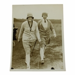 Maureen Orcuttts Original Topical Of London 1930 Wire Photo - British Ladies Amateur Championship at Formby