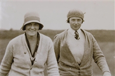 Maureen Orcuttt's Original Topical Of London 1930 Wire Photo - British Ladies Amateur Championship at Formby