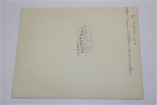  Maureen Orcutt's Original in Augusta With Montell Photo Stamp (Frank Christian Uncle)