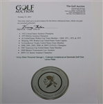 Vinny Giles' Personal George L. Coleman Invitational at Seminole Golf Club Lenox Plate