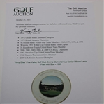 Vinny Giles' Pine Valley Golf Club Crump Memorial Cup Senior Medalist Lenox Plate - 1999