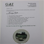 Vinny Giles' Pine Valley Golf Club John Arthur Brown Medalist Lenox Plate - 1991