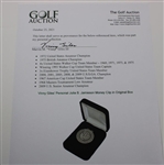 Vinny Giles' Personal Charlotte Country Club Julia B. Jamieson Money Clip in Original Box
